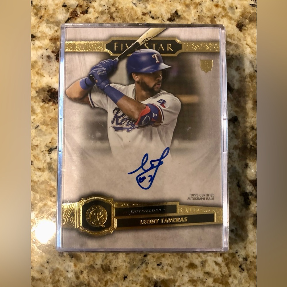 Topps Five Star Autograph Card - Blue & Gold